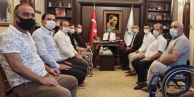 Doğu ve Güneydoğu Kültür Sanat Derneği’nden Zeydan Karalar’a ziyaret