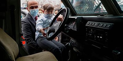 ENGELLİ ÇOCUKLAR ANONS YAPTI