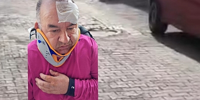 Gazeteciye çarpan otomobil sürücüsü kaçtı 