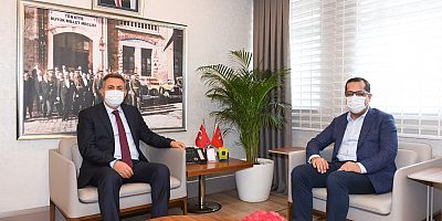 GENÇLİK VE SPOR BAKANLIĞI YATIRIM VE İŞLETMELER GENEL MÜDÜRÜ AHMET DİLSİZ’DEN VALİ ELBAN’A ZİYARET