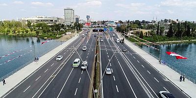 Girne Köprüsü genişletildi, 5 şeritli yol 10 şeride çıkarıldı