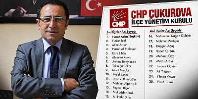Hasan Aslan Açıkladı: CHP Çukurova’nın Yeni Yönetimi Atandı