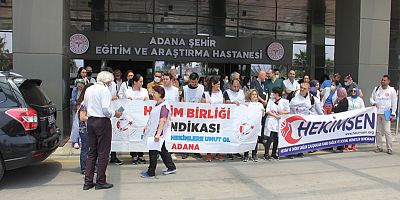 Hekim Sen üyesi doktorlardan 4 günlük iş bırakma eylemi