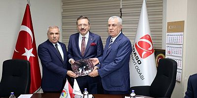 HİSARCIKLIOĞLU, ADANA SANAYİ ODASI'NI ZİYARET ETTİ