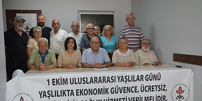İHD Adana’dan yaşlılar için çağrı: “Yaşlılık bir yük değildir”