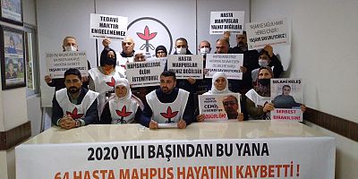 İHD Adana Şubesi'nden hasta tutuklular için nöbet