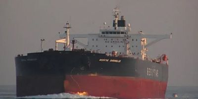 İstanbul açıklarında Türk tankerine dron isabet etti