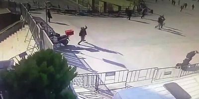 İstanbul Çağlayan Adliyesi'nde saldırının güvenlik kamerası görüntüleri ortaya çıktı