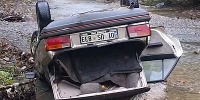 Kazada iki kişi yaralandı
