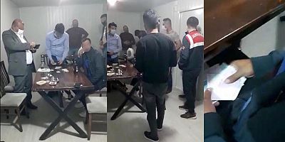 Konteynıra kumar baskını