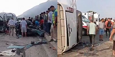 Mersin'de trafik kazası, 1 uzman ve Rus vatandaşı hayatını kaybetti