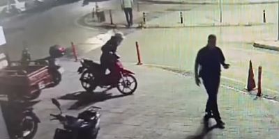 Motosiklet hırsızı önce kameraya, sonra polise yakalandı