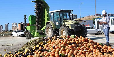 Organik atıklar toprağa karıştırılıp gübreye dönüştürülecek