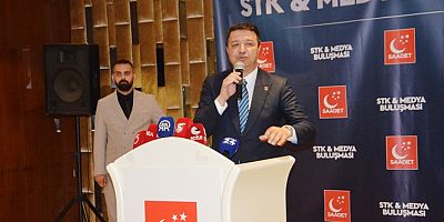 Saadet Partisi Genel Başkanı Mahmut Arıkan Adana'da konuştu