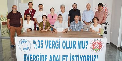 SAĞLIK ÇALIŞANLARI 31 HAFTADIR VERGİDE ADALET İSTİYOR