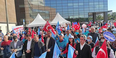 SAĞLIK SEN ADANA'DA İKİ GÜNLÜK İŞ BIRAKMA EYLEMİNİ BAŞLATTI