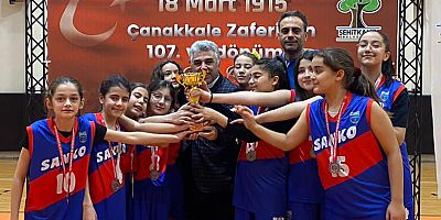 SANKO OKULLARI BASKETBOL TAKIMI İL İKİNCİSİ OLDU 