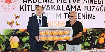 SIFIR TOLERANSLI SİNEĞE KARŞI ÜRETİCİYE 42 BİN ADET TUZAK DAĞITILDI
