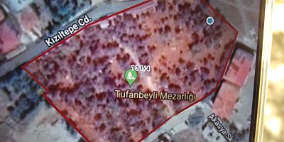 Tufanbeyli'de mezarlığa bile haciz geldi