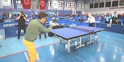 Uluslararası 11.Veteranlar Masa Tenisi Heyecanı başladı