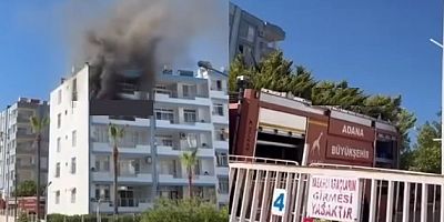 Yangına gelen itfaiyenin merdiveni olmayınca olanlar oldu