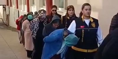 Yüzlerini boneyle gizlediler