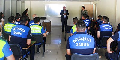 Zabıtaya “Narkorehber” eğitimi...