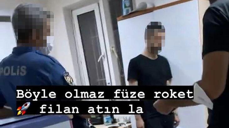 Uyuşturucudan gözaltına alındı, sosyal medyadan polisi tehdit etti