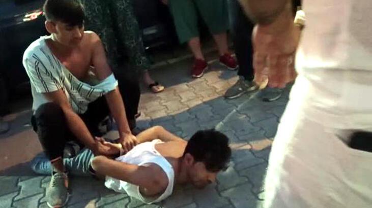 Yer: İstanbul! Yere yatırdı, üzerine oturup kaçmasını engelledi