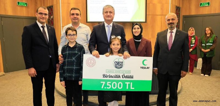 YEŞİLAY HAFTASI YARIŞMALARININ ÖDÜLLERİ SAHİPLERİNİ BULDU