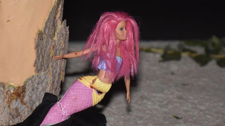 Yürek yakan an! Geriye oyuncak bebeği kaldı