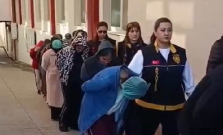 Yüzlerini boneyle gizlediler